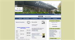 Desktop Screenshot of mediatheque.mairie-bourgdoisans.fr